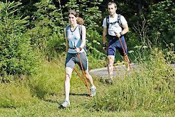 Nordic Walking Bayer. Wald